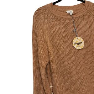 Medium Hayden Women's Tan Sweater